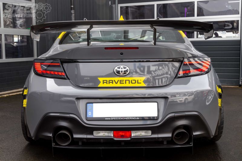 Big Wing Swan Neck Heckflügel passend für Toyota GR86/Subaru BRZ 2 mit Teilegutachten