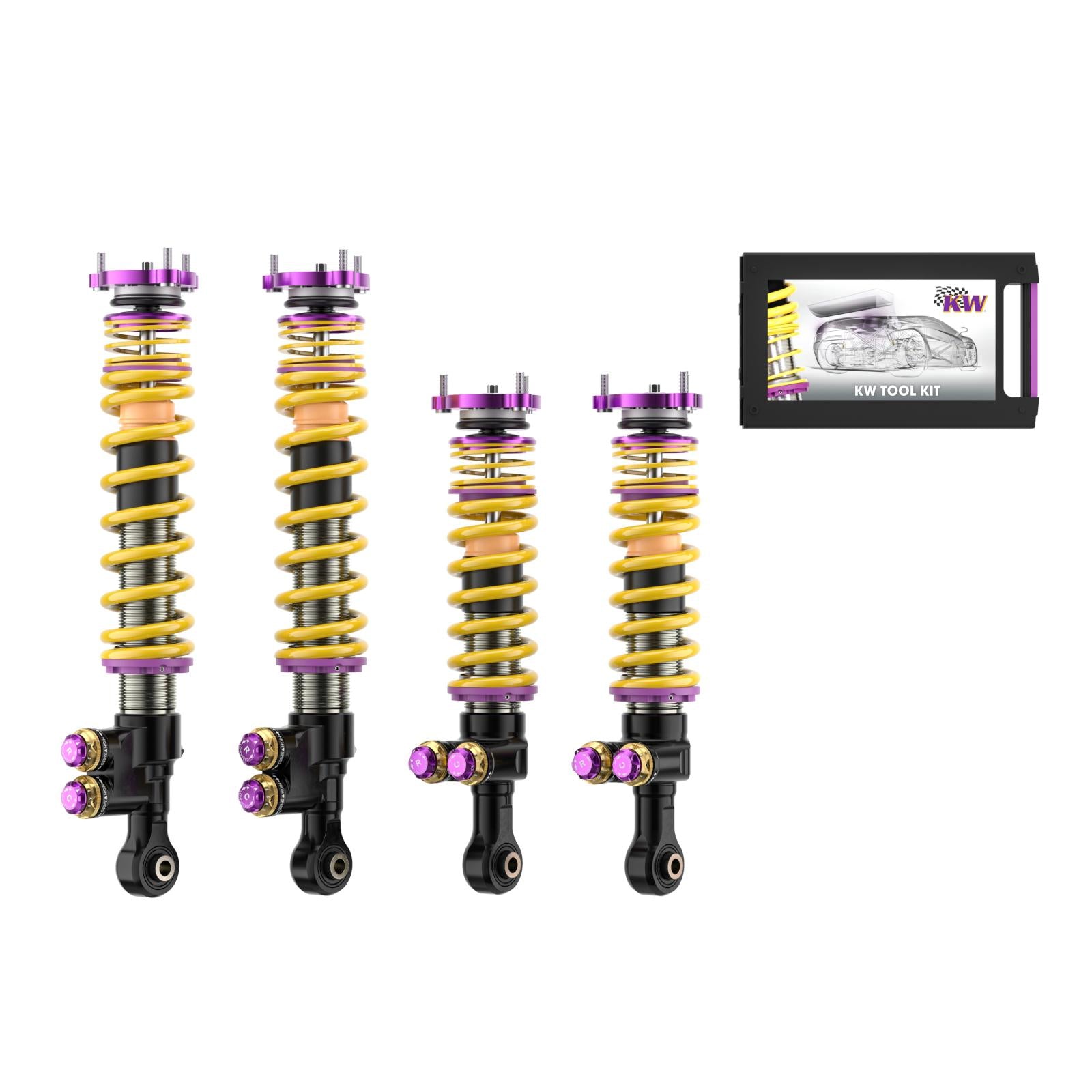 KW coilover kit V5 Clubsport including support bearings for Mercedes-Benz AMG GT-R