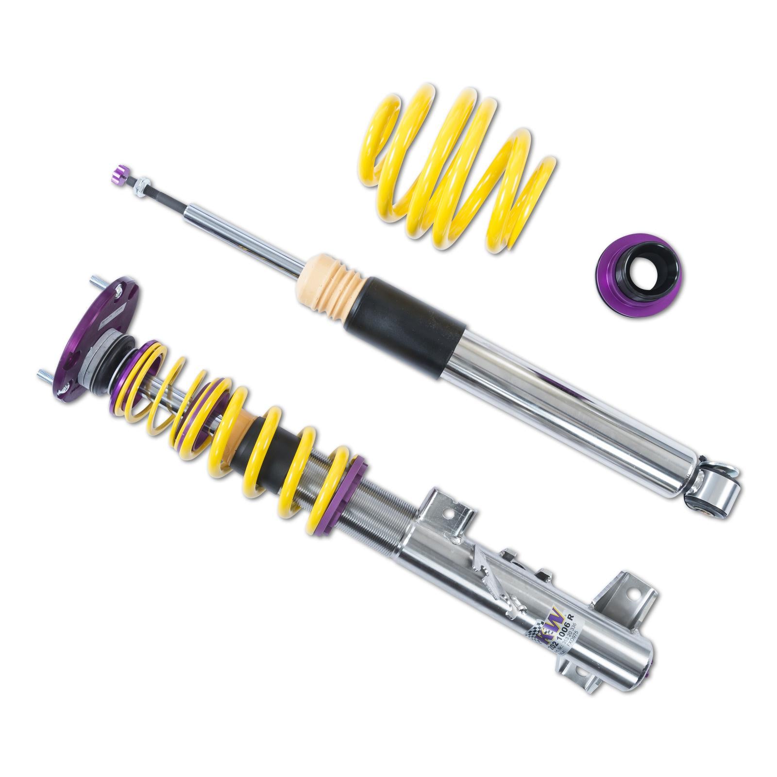 KW coilover kit V3 Clubsport including support bearings for BMW E36 M3 all variants