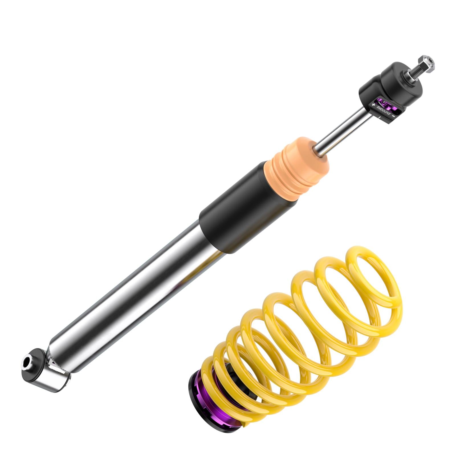 KW coilover kit V3 inox (incl. deactivation for electric damper) for CUPRA Leon, Audi A3, VW