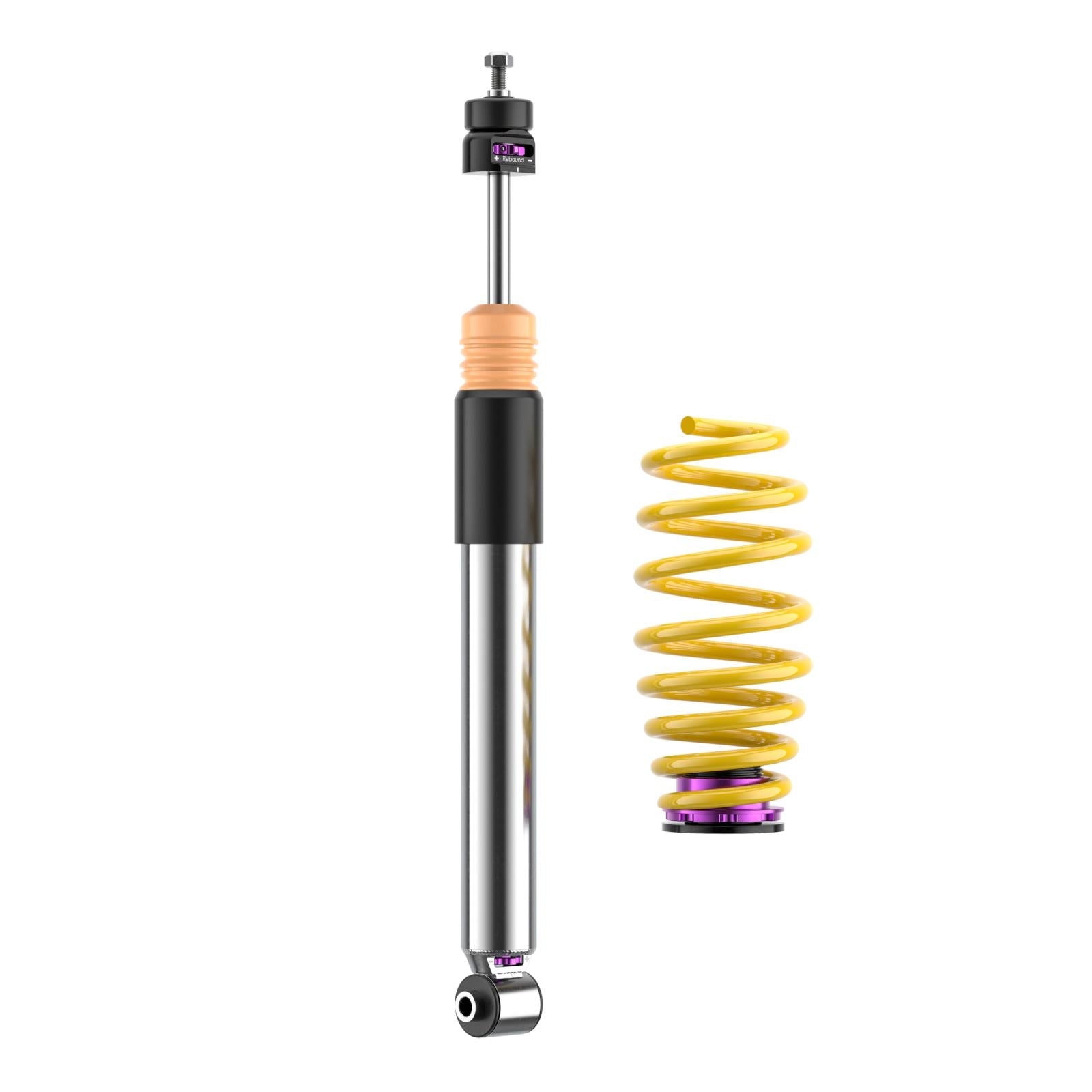 KW coilover kit V3 inox (incl. deactivation for electric damper) for CUPRA Leon, Audi A3, VW