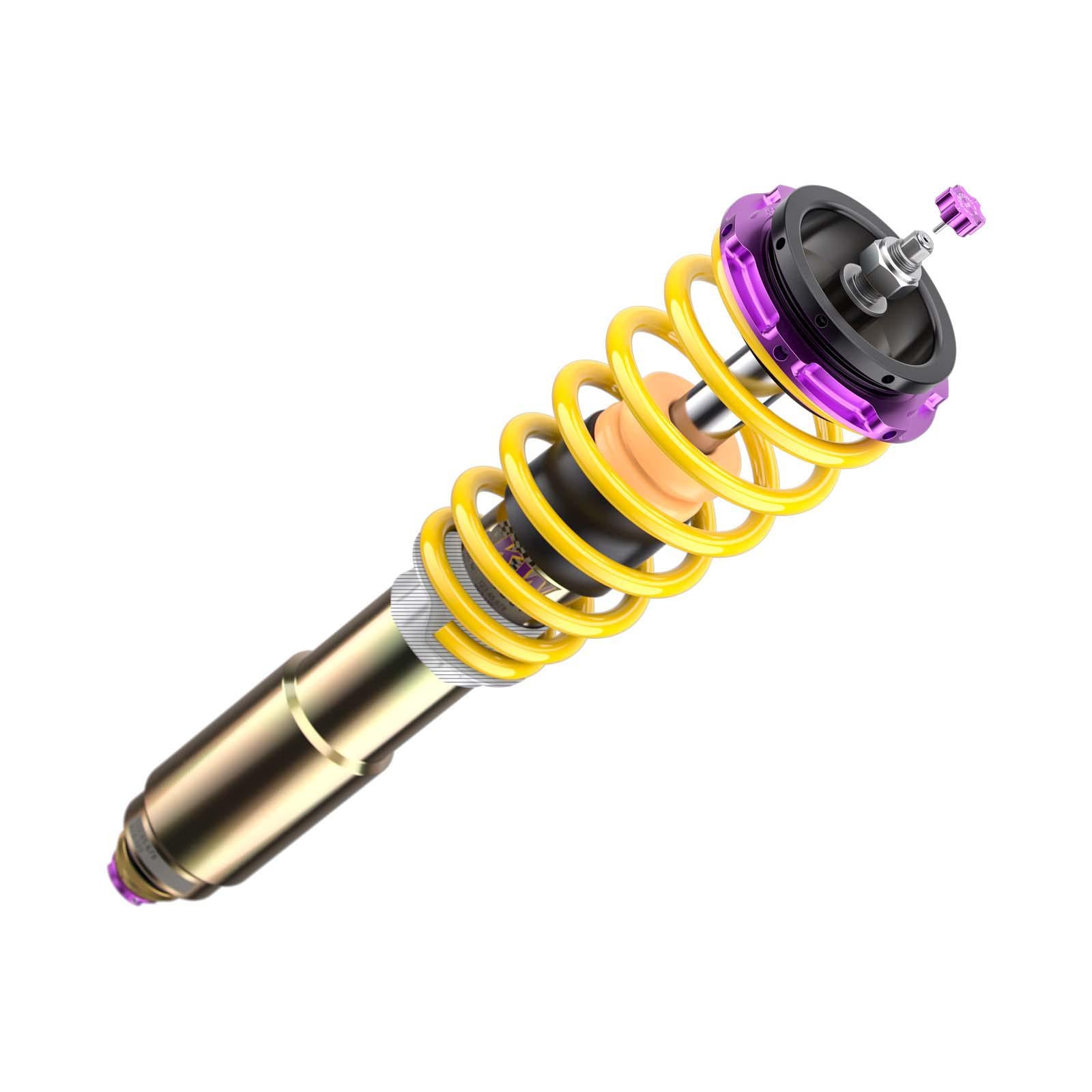 KW coilover kit V4 (incl. deactivation for electric damper) for Porsche 992 Turbo/S