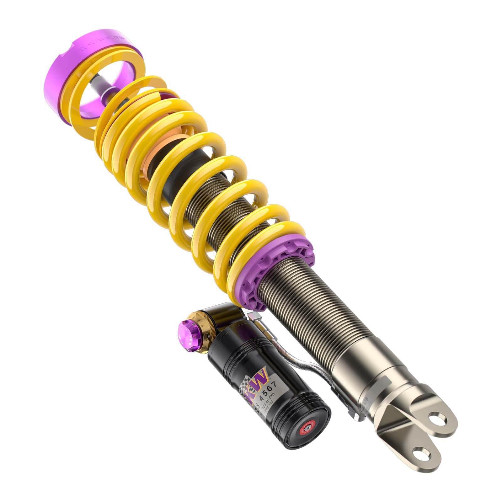 KW coilover kit V4 (incl. deactivation for electric damper) for Porsche 992 Turbo/S