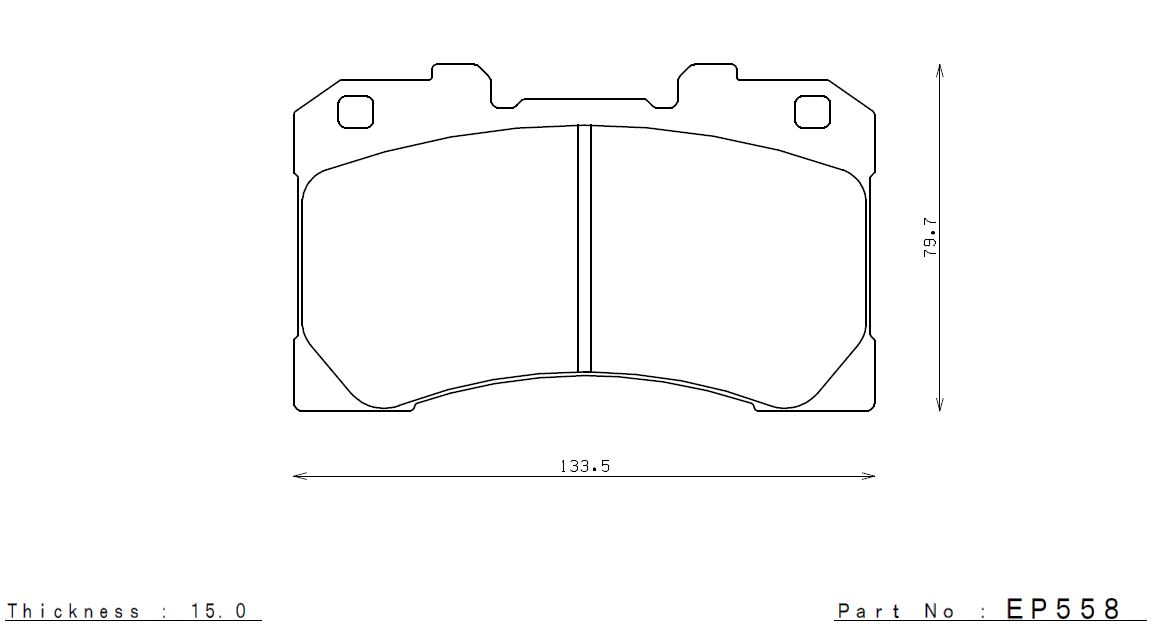 ENDLESS Bremsbeläge passend für Toyota GR Yaris
