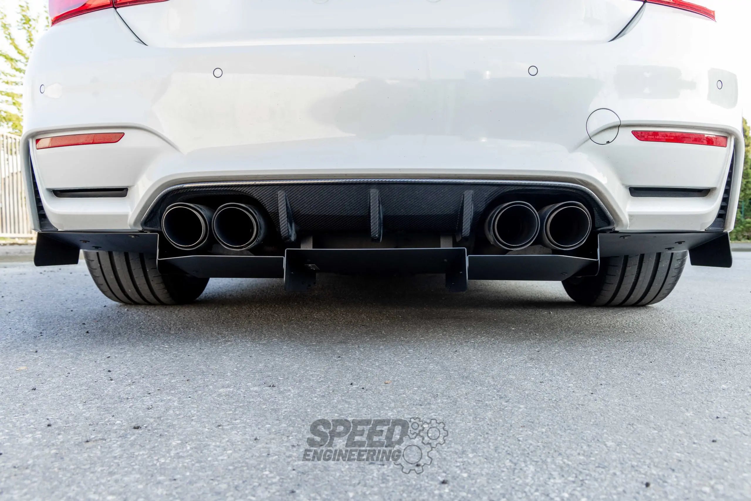 SPEED Diffusor passend für BMW M4 F82 mit TÜV-Teilegutachten