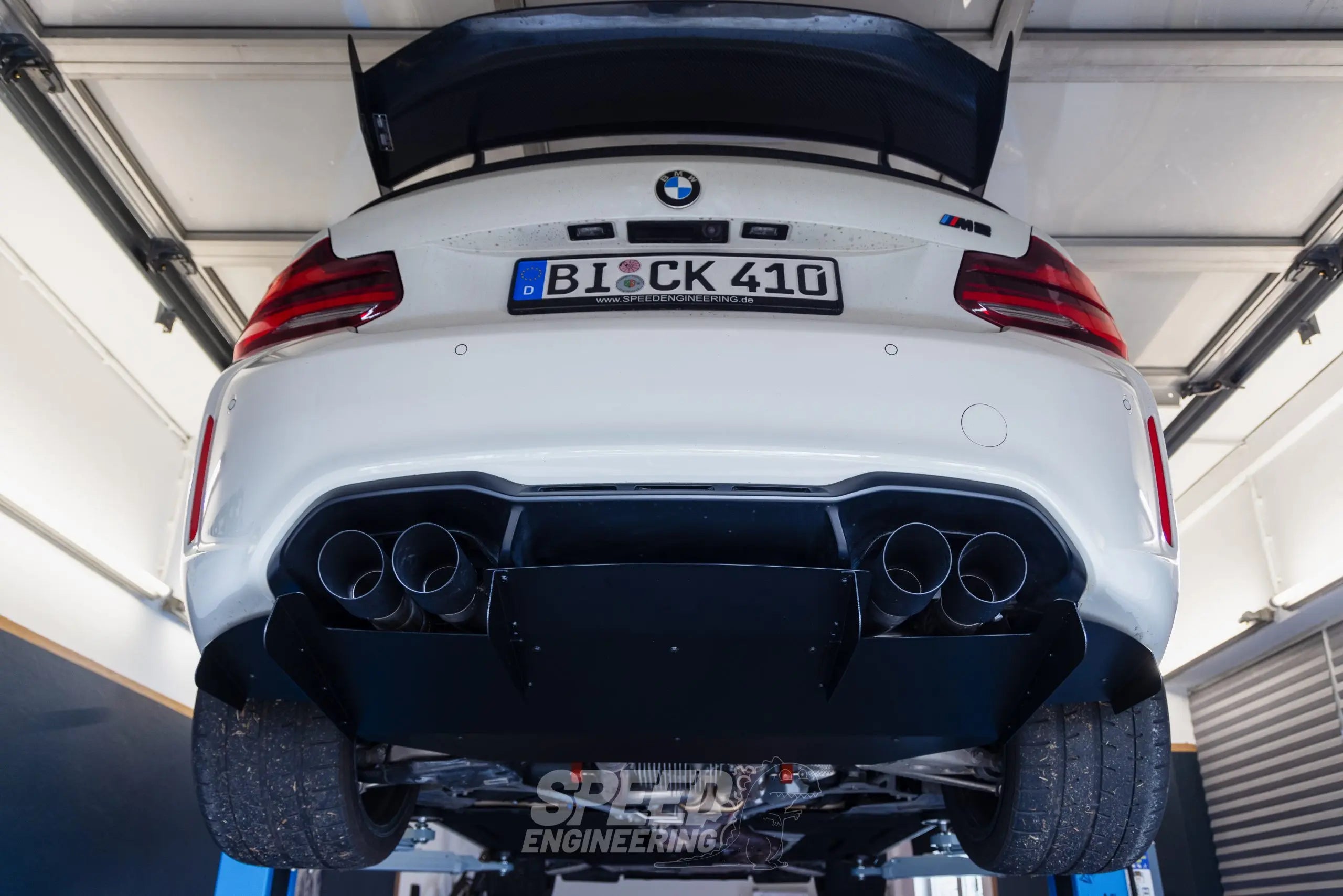 SPEED Diffusor passend für BMW M2 F87 mit TÜV-Teilegutachten