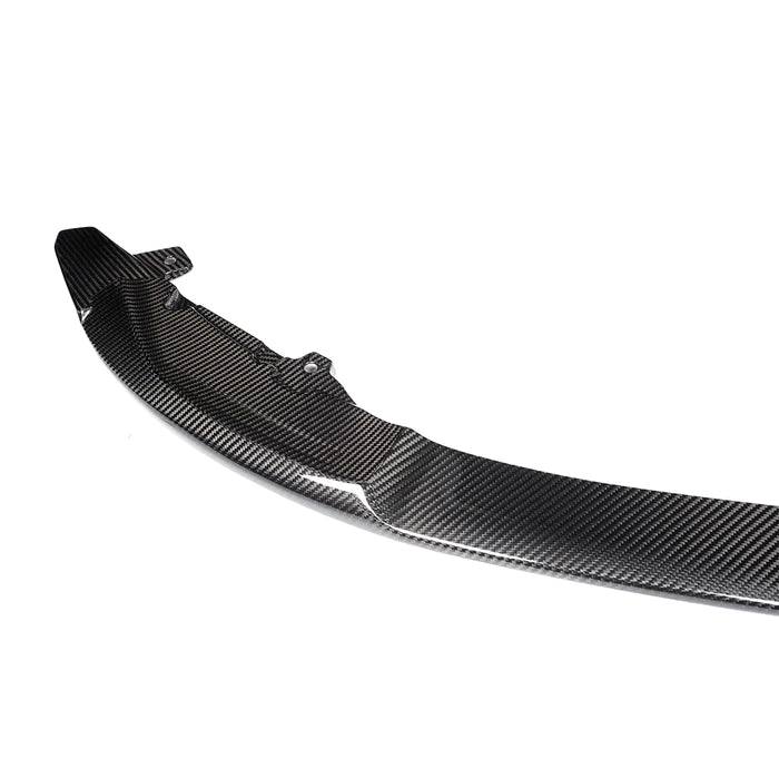 MHC+ BMW M3/M4 PERFORMANCE STYLE FRONT SPLITTER IN GLOSS PRE PREG CARBON FIBRE (F80/F82/F83)