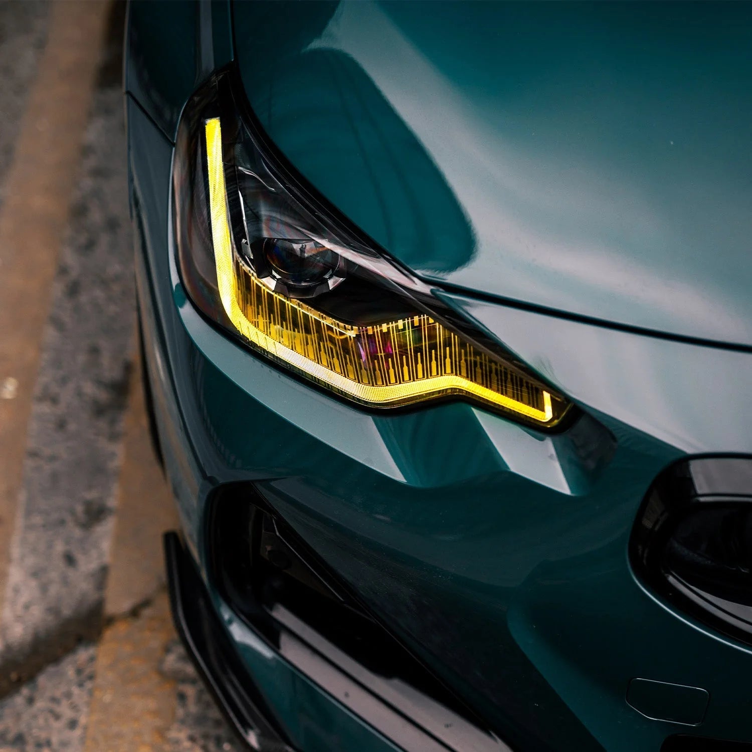 R44 BMW M2/2 SERIES CSL YELLOW DAYTIME RUNNING LIGHTS LED MODULE SET (G87/G42)