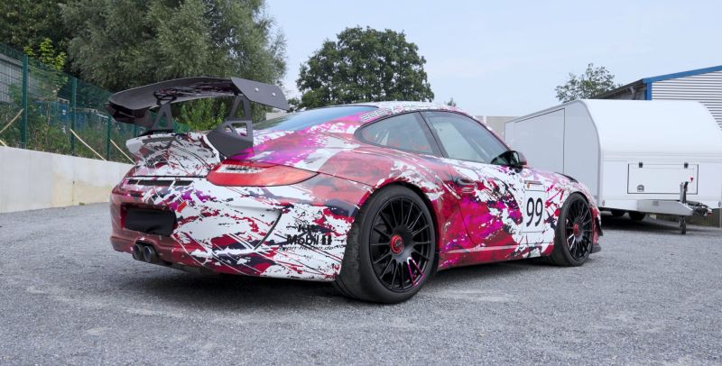 SPEED Swan Neck Wing passend für Porsche 997 GT3