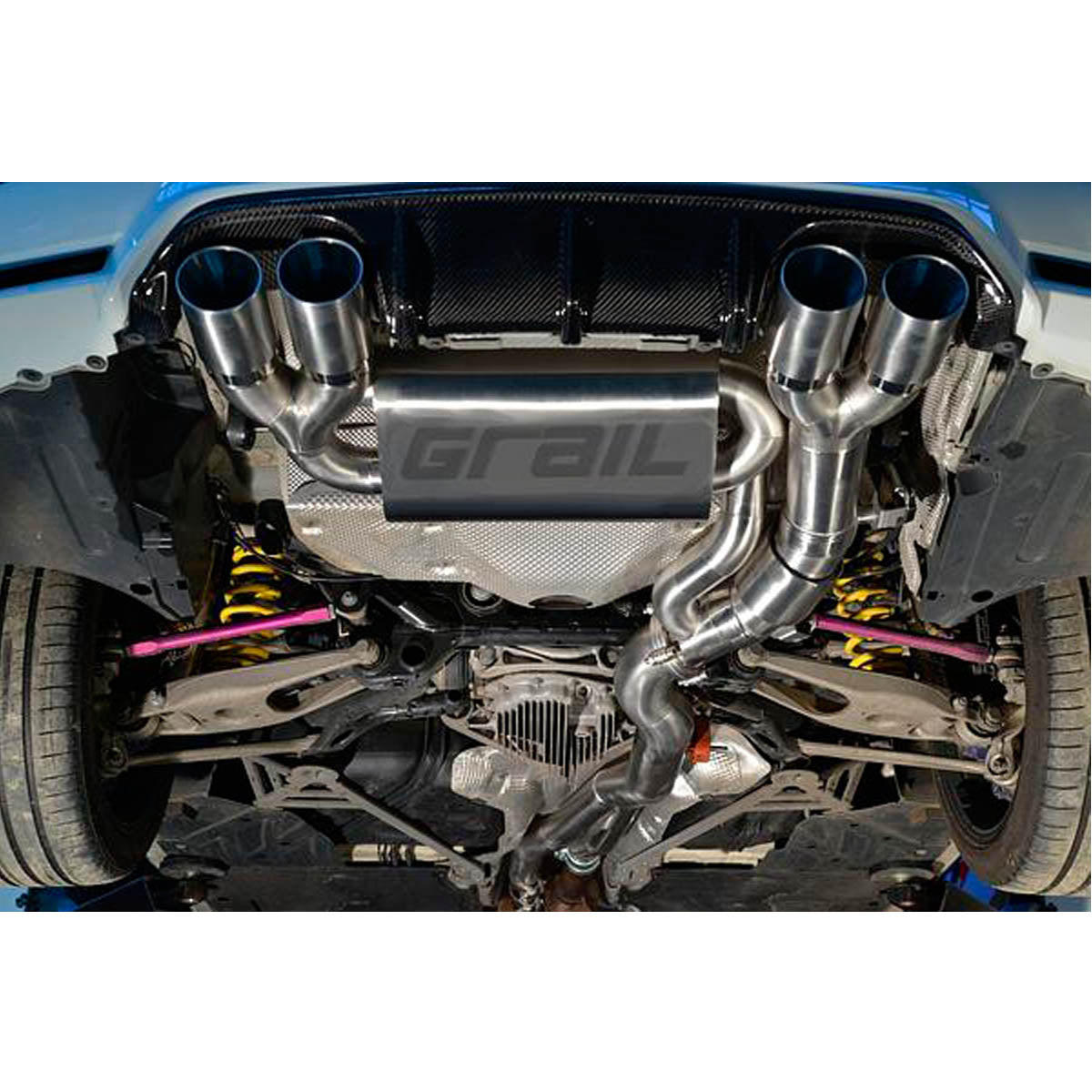 GRAIL BMW M2 Competition flap exhaust system / 3.5-inch / OPF