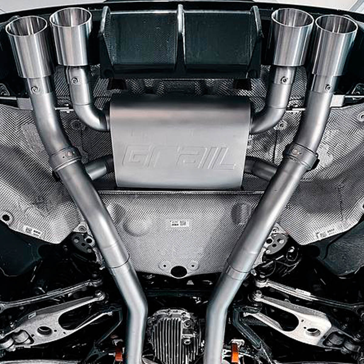 GRAIL BMW M3 / M4 flap exhaust system / 3-inch / G80/G82/G83 / OPF