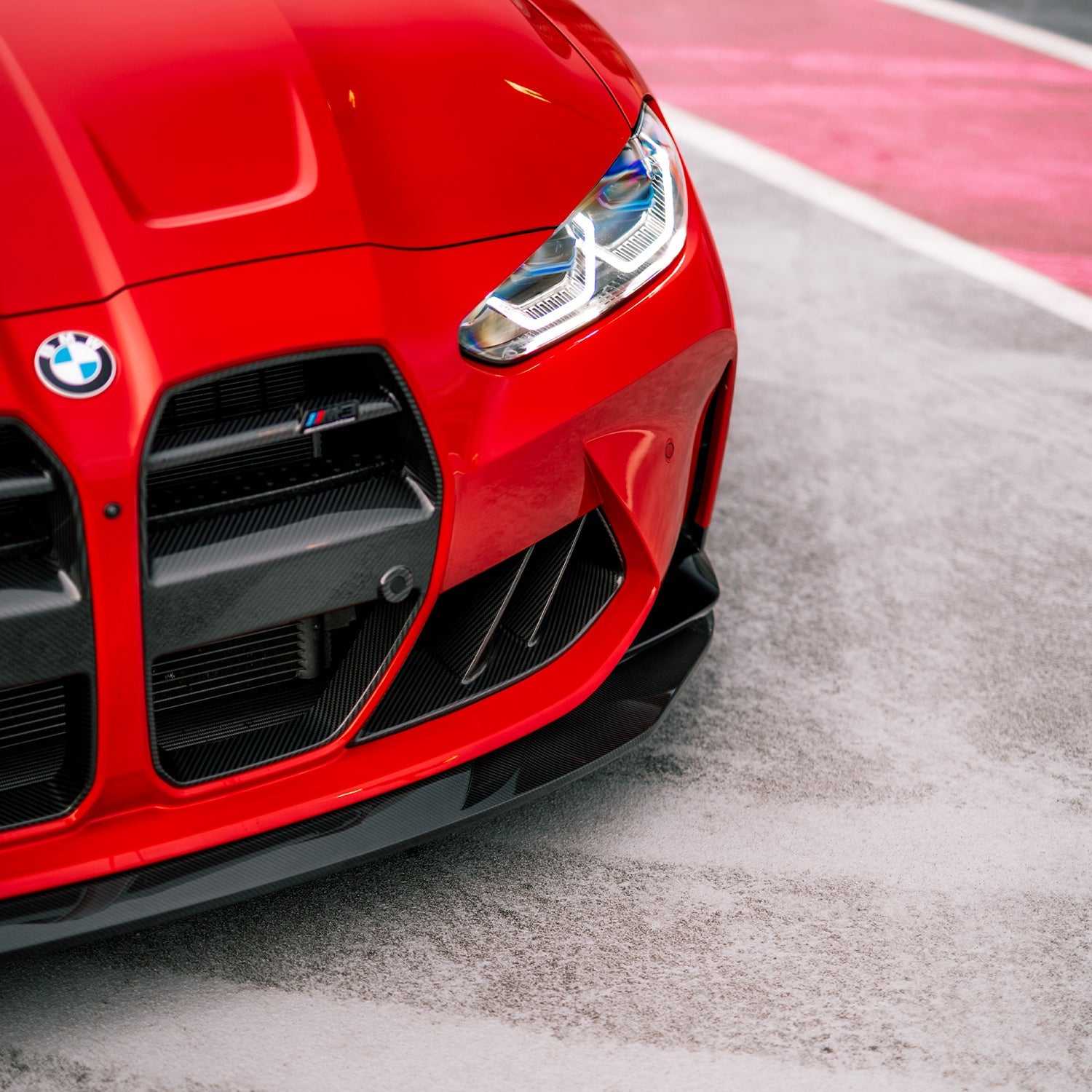 MHC+ BMW M3/M4 GT Style Front Grille With ACC In Pre Preg Carbon Fibre (G80/G81/G82/G83) - R44 Performance
