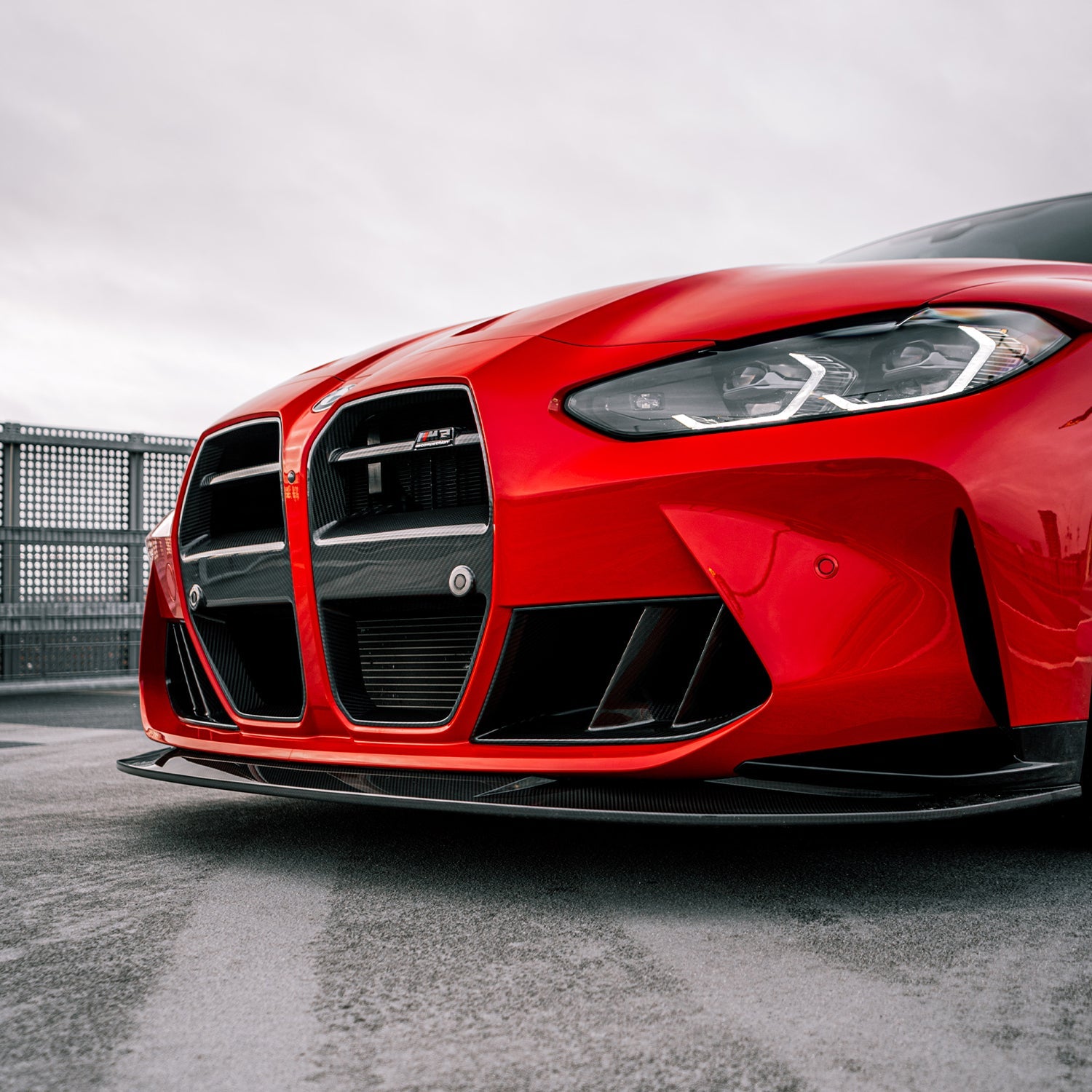 MHC+ BMW M3/M4 GT Style Front Grille With ACC In Pre Preg Carbon Fibre (G80/G81/G82/G83) - R44 Performance