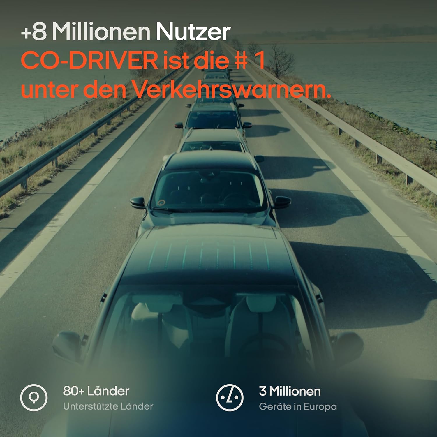 OOONO CO-DRIVER NO1: Warnt vor Blitzern und Gefahren im Straßenverkehr in Echtzeit