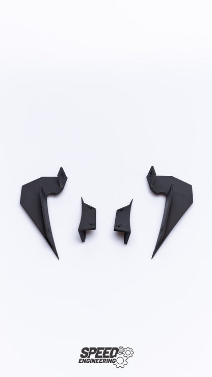 SpeedEngineering Canards Clubsport Set suitable for BMW M2C