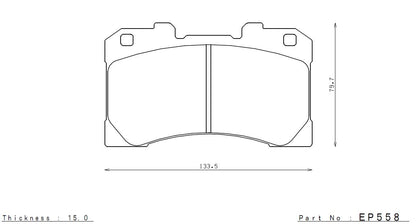 ENDLESS Bremsbeläge passend für Toyota GR Yaris