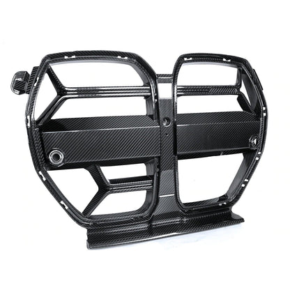 MHC+ BMW M3/M4 CSL Style Front Grille in Pre Preg Carbon Fibre (G80/G82)-R44 Performance