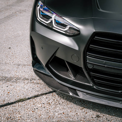 MHC+ BMW M3/M4 SP1 Front Splitter In Pre Preg Carbon Fibre (G80/G82/G83)-R44 Performance